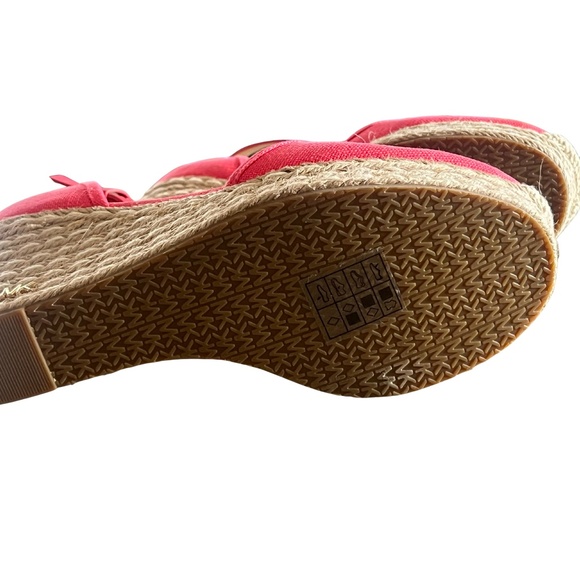 Michael Kors Kendrick Espadrille Wedge Pumps Size 7 - Picture 5 of 6